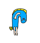 さかなにんげんの敬語ver.（個別スタンプ：4）