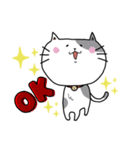 顔のでかい猫とたまに顔のでかい犬（個別スタンプ：11）