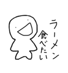 はくくんのおえかき(食いしん坊)（個別スタンプ：4）