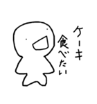 はくくんのおえかき(食いしん坊)（個別スタンプ：12）