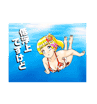 頑張る巫女お姉さん18（個別スタンプ：1）