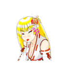頑張る巫女お姉さん18（個別スタンプ：23）