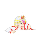 頑張る巫女お姉さん18（個別スタンプ：34）