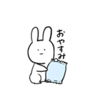 シュールな虚無うさぎ（個別スタンプ：1）