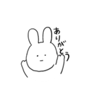 シュールな虚無うさぎ（個別スタンプ：11）