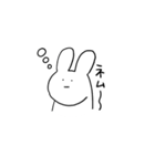 シュールな虚無うさぎ（個別スタンプ：12）