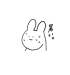 シュールな虚無うさぎ（個別スタンプ：19）