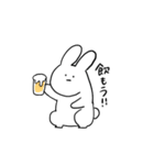シュールな虚無うさぎ（個別スタンプ：21）