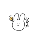シュールな虚無うさぎ（個別スタンプ：28）