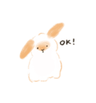 うさぎのもく。（個別スタンプ：1）