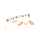 うさぎのもく。（個別スタンプ：10）
