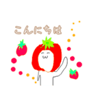 シロ猫のあいさつスタンプです（個別スタンプ：30）