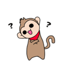 おさるのるーくん（個別スタンプ：17）