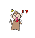 おさるのるーくん（個別スタンプ：18）