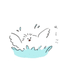 ゆるもち文鳥スタンプ（個別スタンプ：3）
