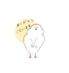 ゆるもち文鳥スタンプ（個別スタンプ：7）