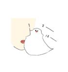 ゆるもち文鳥スタンプ（個別スタンプ：14）