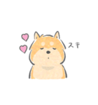 感情表現ゆたかな柴犬（個別スタンプ：7）