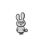 私の灰色のウサギ（個別スタンプ：8）