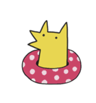 首の長いきつね（個別スタンプ：13）