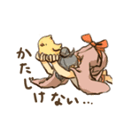鳥まみれる人々（個別スタンプ：28）