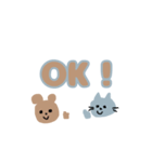 文字とあにまる。（個別スタンプ：14）