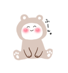 使えるシンプルスタンプ(顔)（個別スタンプ：4）
