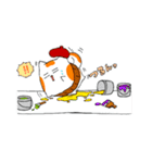 画家うたもちの日常（個別スタンプ：19）