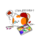 画家うたもちの日常（個別スタンプ：24）