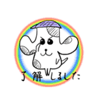 犬のスタンプ「ワンぷち」（個別スタンプ：7）