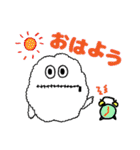 もこもこモンスターズのほのぼのスタンプ（個別スタンプ：3）