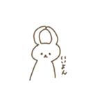 くま うさぎ スタンプ（個別スタンプ：6）