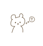 くま うさぎ スタンプ（個別スタンプ：13）