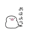ゆきだるま文鳥1.5（個別スタンプ：21）