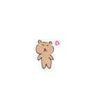 かたみみクマのくーま✨いち（個別スタンプ：21）