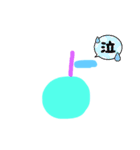 かわいいゆるふわりんごのスタンプだよ（個別スタンプ：10）