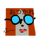 顔は口ほどにものを言う？スタンプ（個別スタンプ：2）