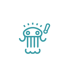 くらげのクララちゃん スタンプ（個別スタンプ：4）