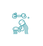 くらげのクララちゃん スタンプ（個別スタンプ：10）