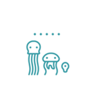 くらげのクララちゃん スタンプ（個別スタンプ：12）