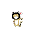 黒猫になりたい猫（個別スタンプ：10）