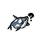 シャチクジラくん（個別スタンプ：4）
