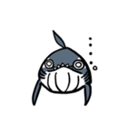 シャチクジラくん（個別スタンプ：9）