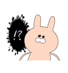 本音しか言わないうさぎ。（個別スタンプ：9）