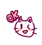 しろねこさん^._.^（個別スタンプ：5）