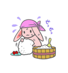 おにぎり大好き！うさにぎちゃん（個別スタンプ：14）