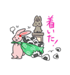 おにぎり大好き！うさにぎちゃん（個別スタンプ：21）