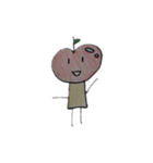 りんごさん(*≧∀≦*)（個別スタンプ：1）