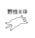 シュールな猫のちょっとふてぶて（個別スタンプ：8）