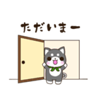 かわいい黒しばくんスタンプ（個別スタンプ：3）